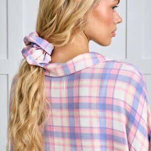 Dairy Boy Plaid Bandana + Scrunchie